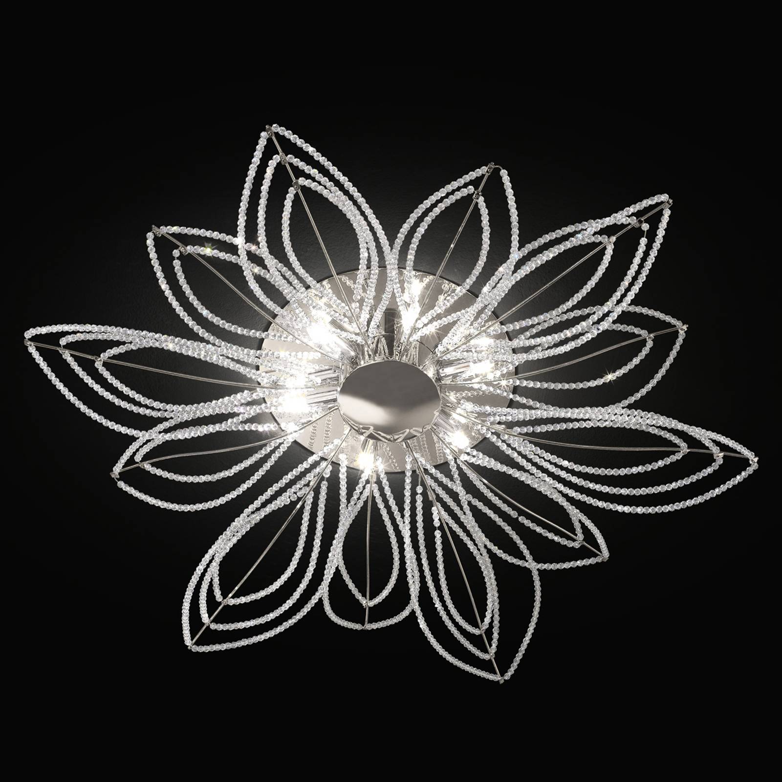 Kattovalaisin Girasole kukan muotoisena, 70 cm