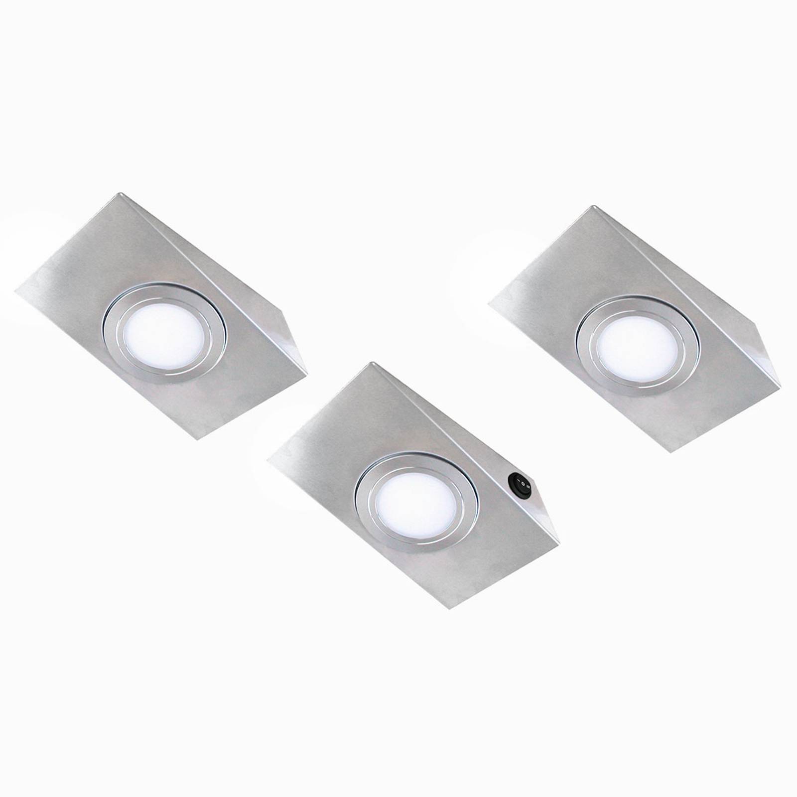 LED-kaapinalusvalo Keili, 3 kpl 2-vaiheinen kytkin