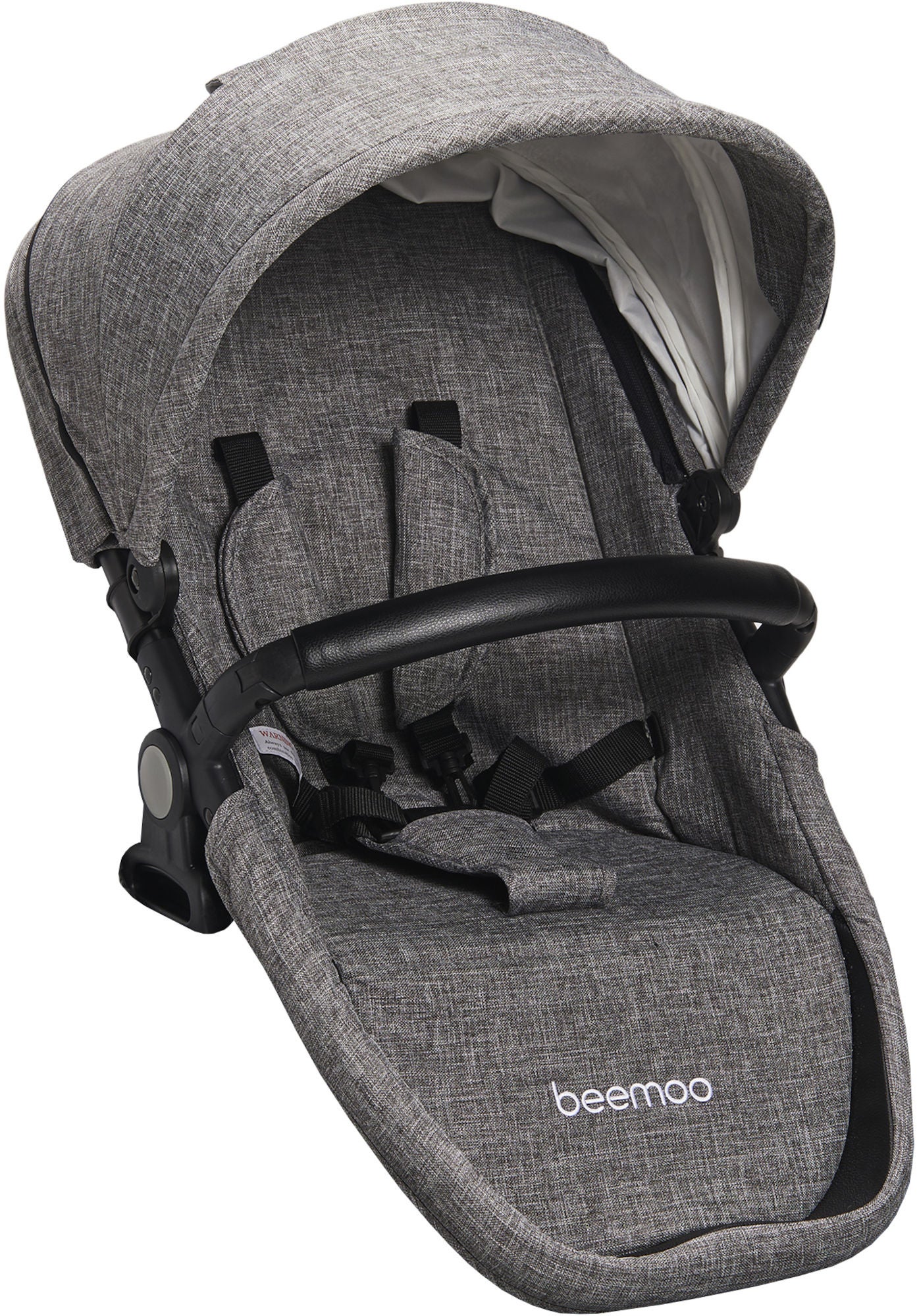 Beemoo Maxi Travel Lux II Sisarusistuin, Silver/Grey Melange
