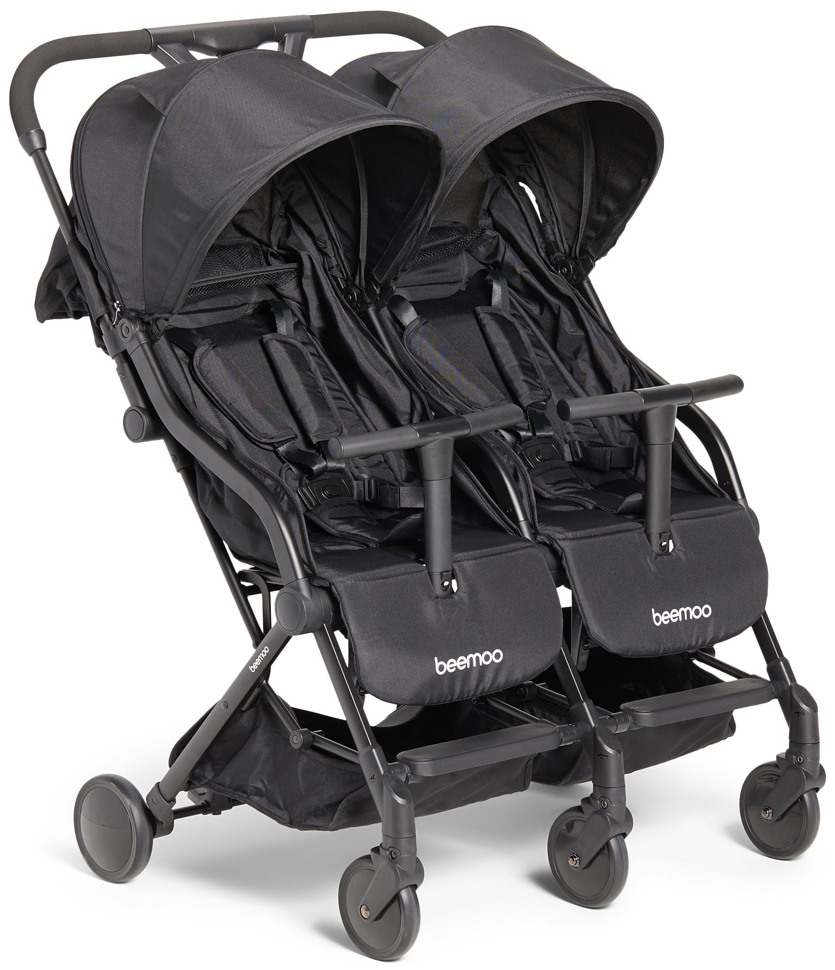 Beemoo Easy Fly Twin Sisarus- ja Kaksosrattaat, Black