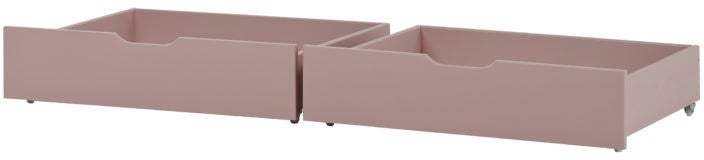 Hoppekids Sängynaluslaatikot IDA-MARIE 2-pack, Pale Rose