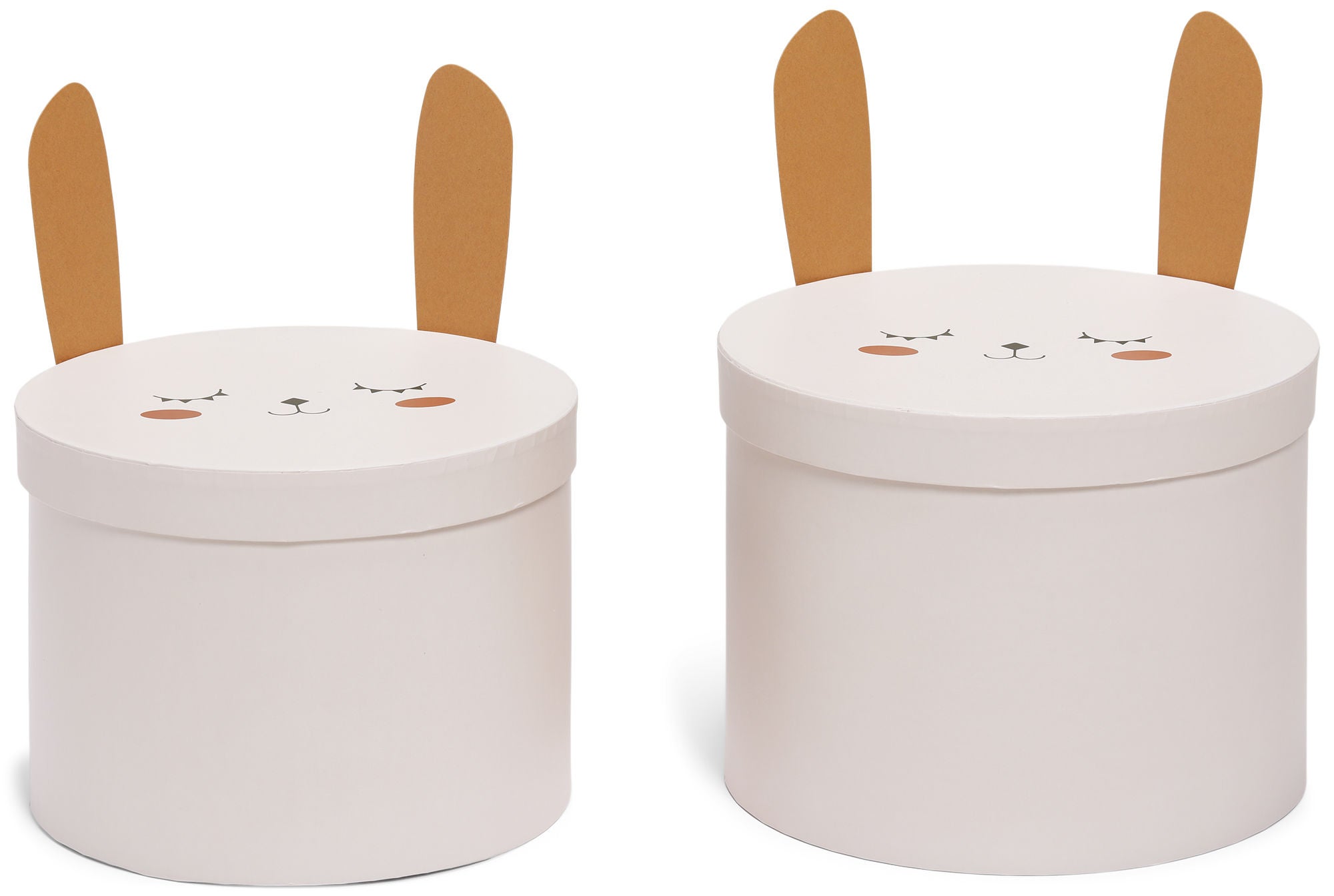 Alice & Fox Säilytyslaatikot 2-Pack Pupu, Vaaleanpunainen