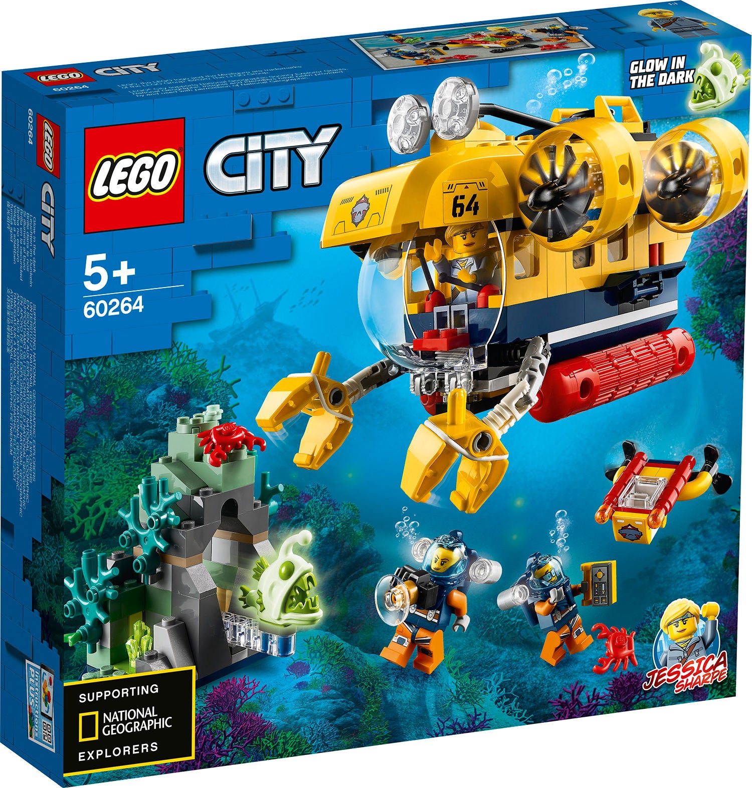 LEGO City Oceans 60264 Valtameren Tutkimussukellusvene