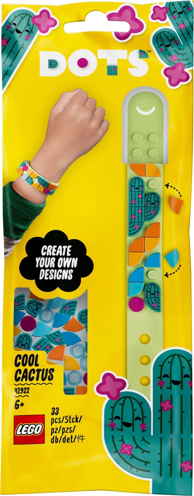 LEGO DOTS 41922 Upea Kaktusrannekoru