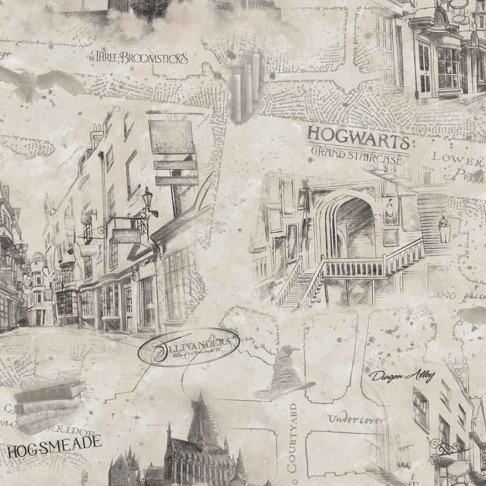 RoomMates Sisustustarrat Harry Potter Kartta