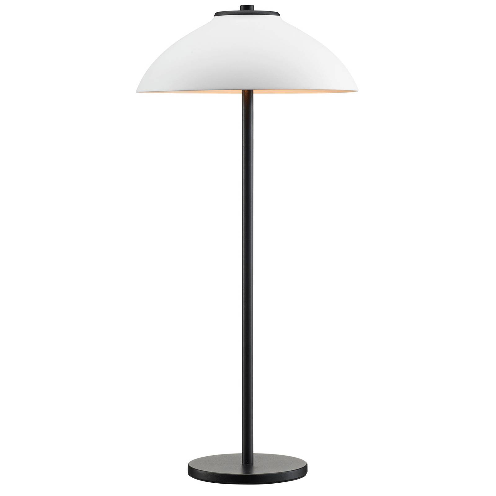 Pöytävalaisin Vali, 50 cm, musta/valkoinen