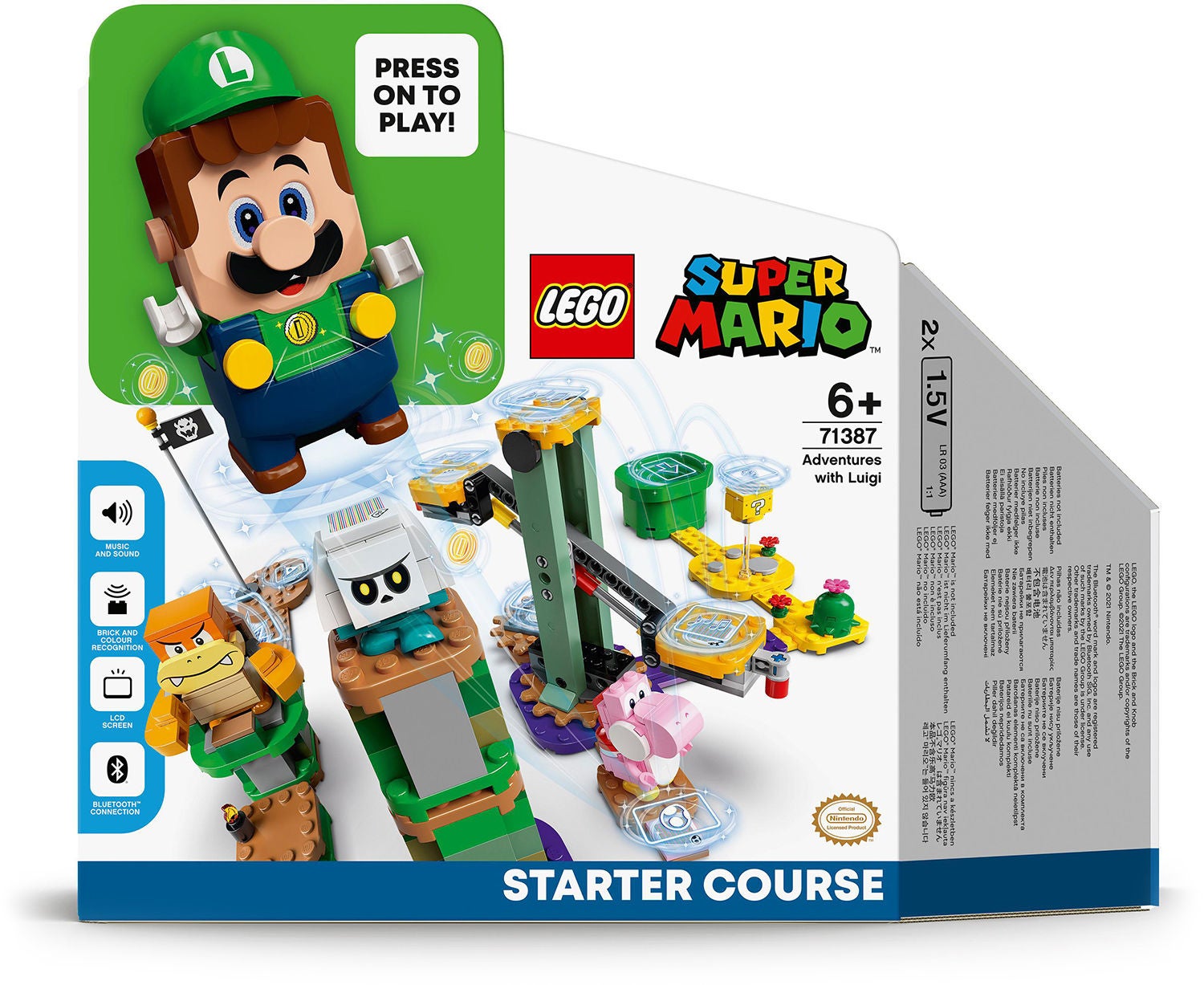 LEGO Super Mario 71387 Seikkailut Luigin Kanssa Aloitusrata