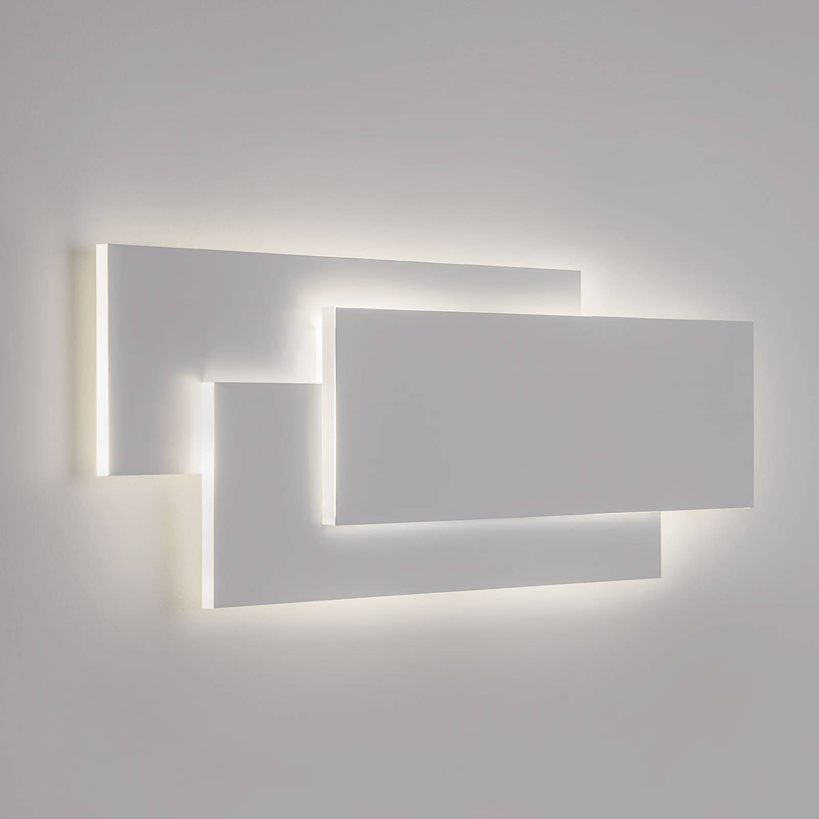 Huippumoderni LED-seinävalaisin Edge valkoisena