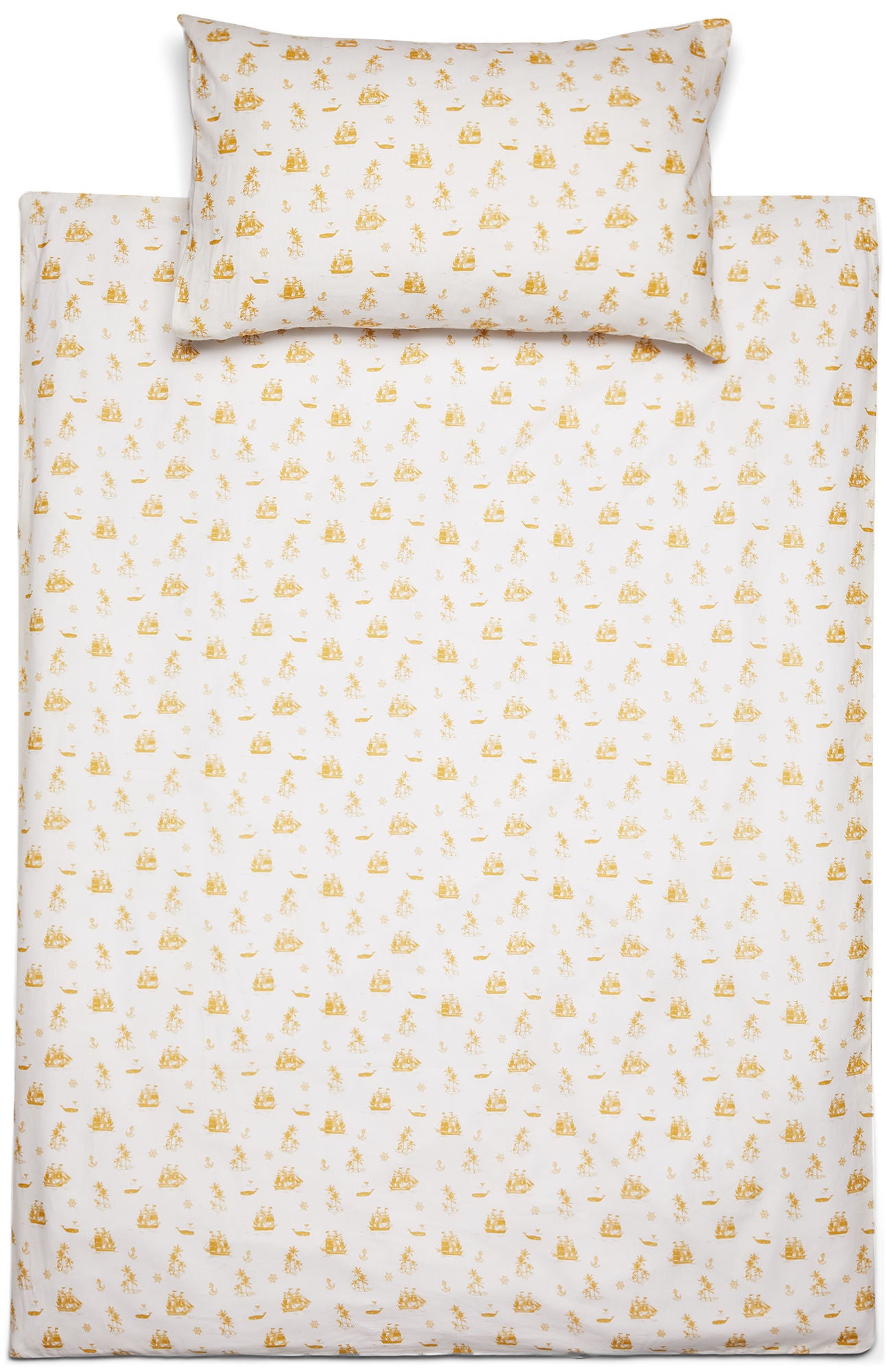 Minitude Pussilakanasetti ShipOhoj 100x130, Pristine/Tinsel
