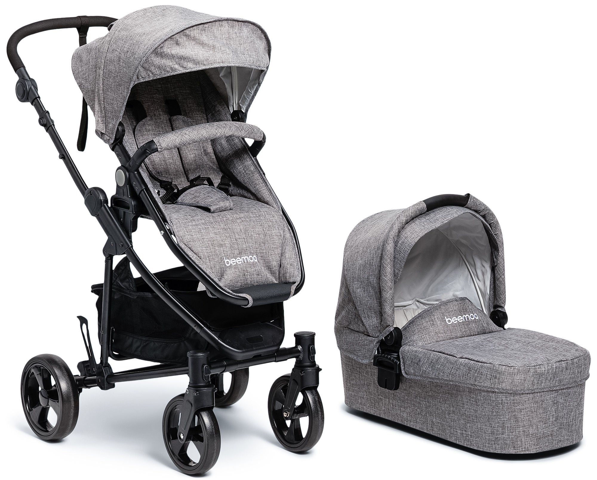 Beemoo Flexi Travel 3, Grey Melange