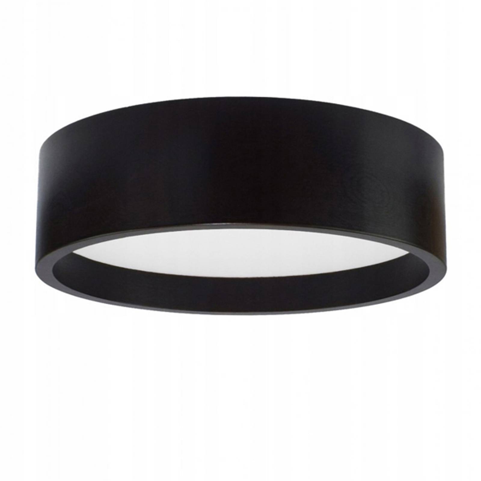 LED-kattovalaisin Deep, Ø 38 cm, musta