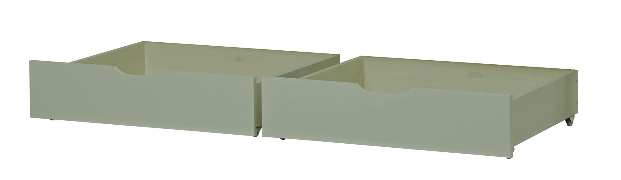 Hoppekids Sängynaluslaatikot IDA-MARIE 2-pack, Pale Green