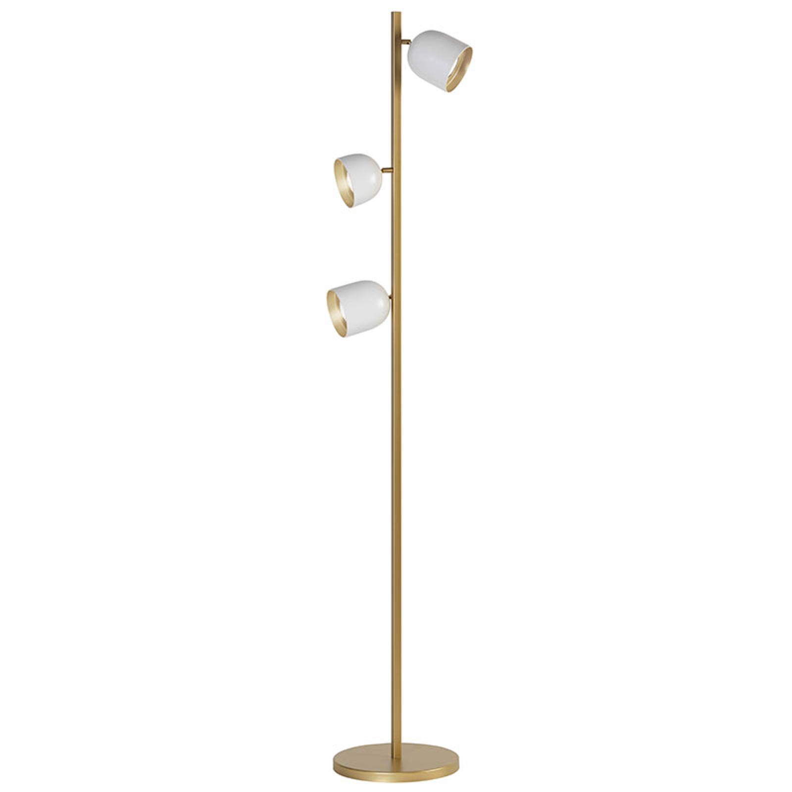 LED-lattiavalo Dome valkoinen
