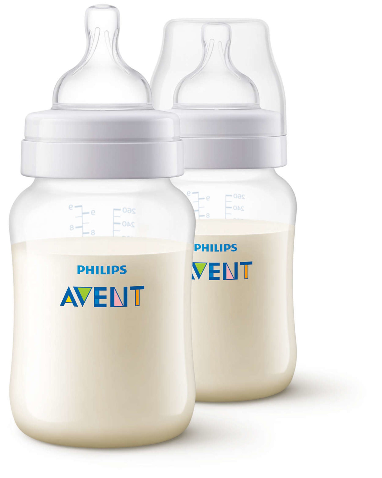 Philips Avent Anti-Colic Tuttipullot 2-pack 260 ml, Valkoinen