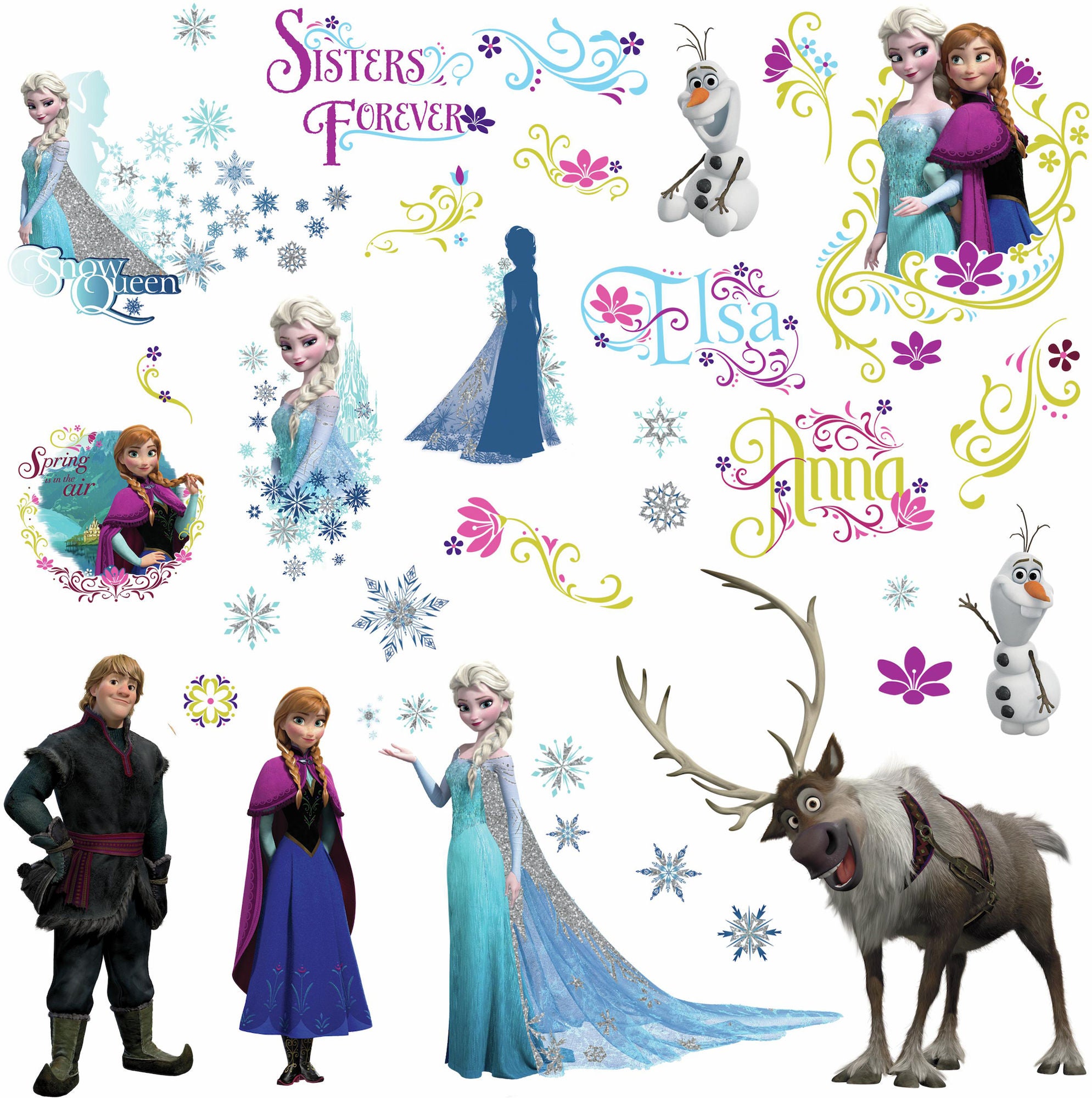 RoomMates Sisustustarrat Disney Frozen