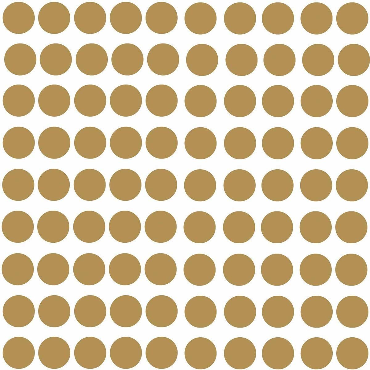 RoomMates Sisustustarrat Gold Confetti Dots