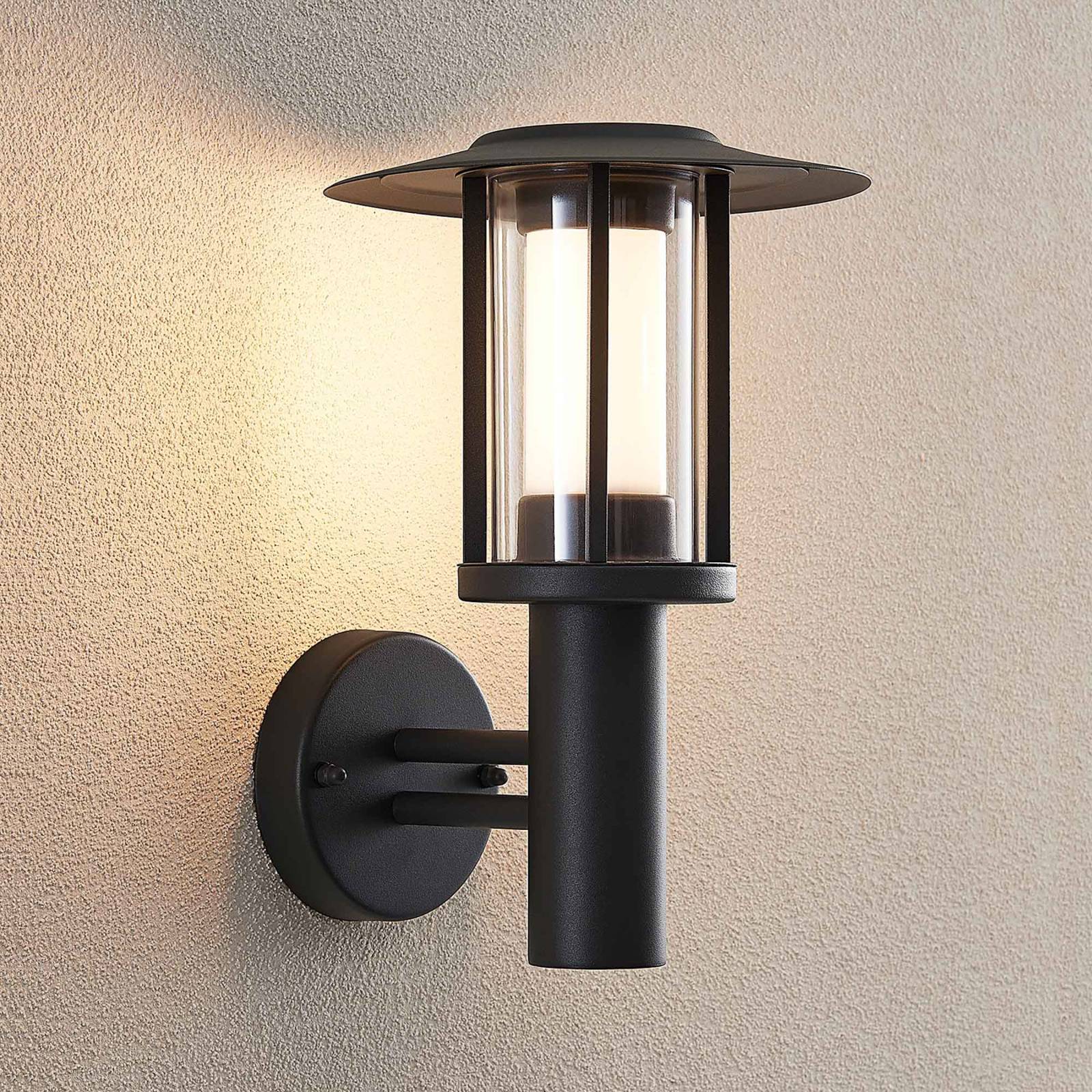 LED-ulkoseinävalaisin Gregory, harmaa