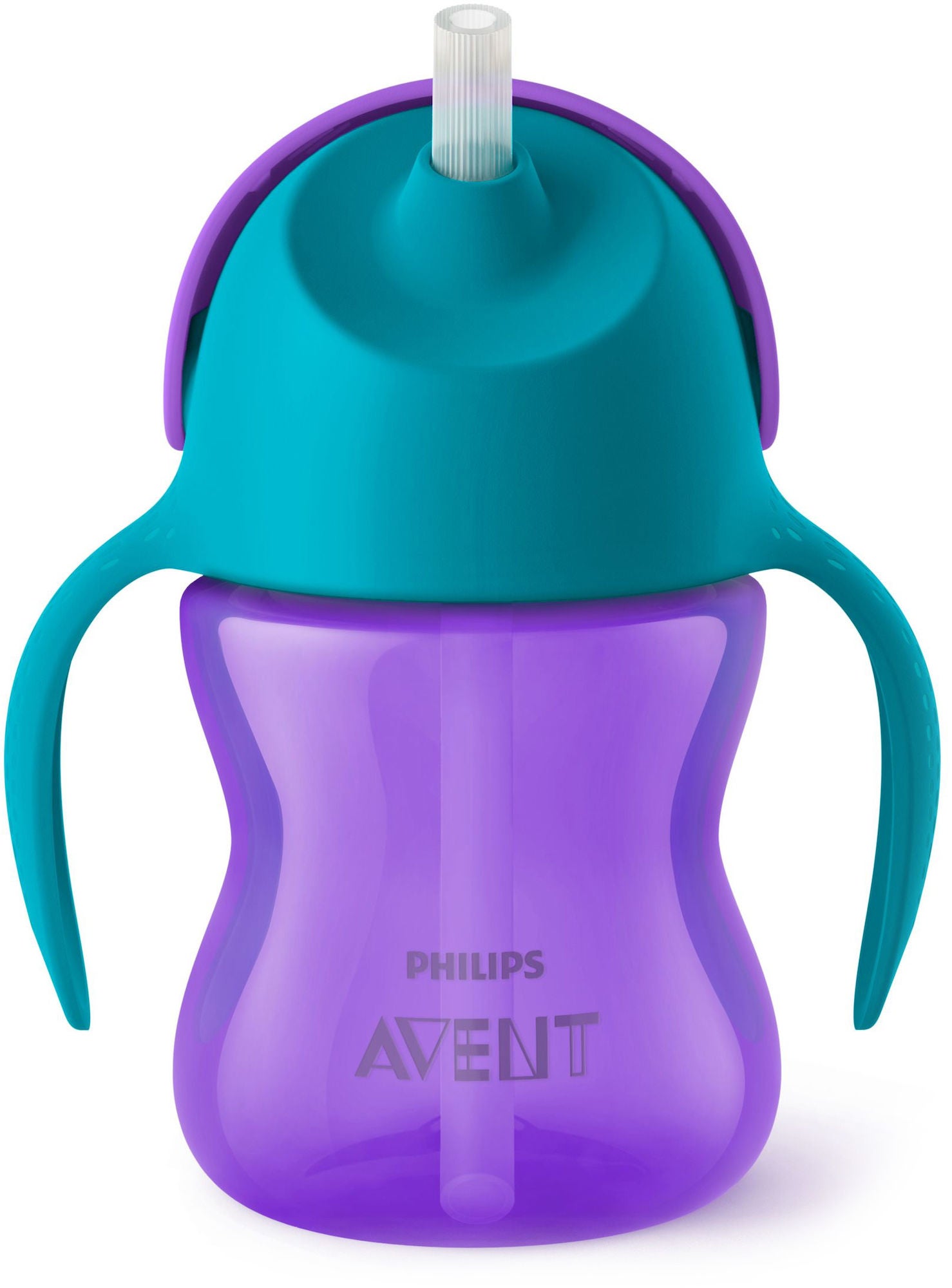 Philips Avent Pillimuki Kahvalla 200ml, Violetti/Turkoosi