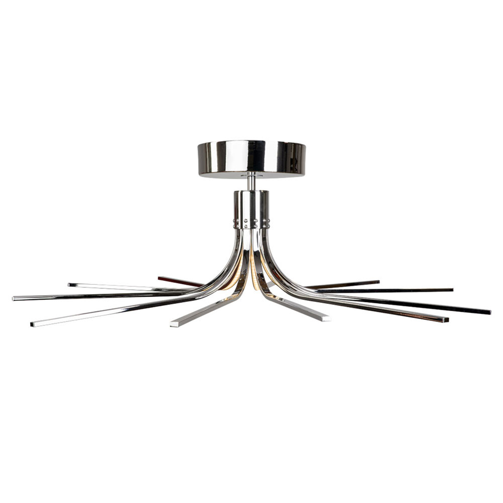 LED-kattovalaisin Torino, kromi Ø 78 cm