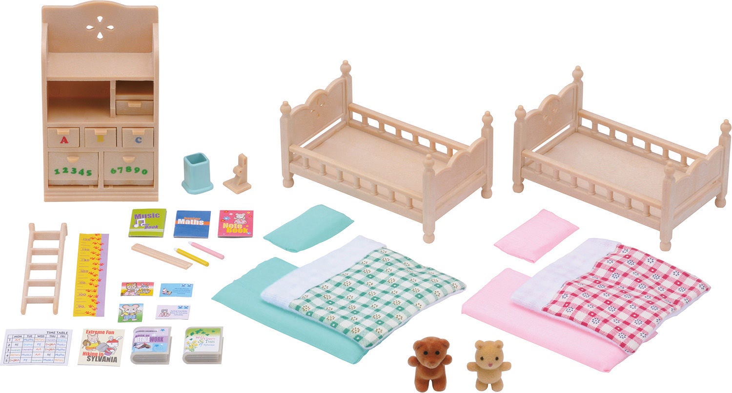 Sylvanian Families Nukkekodin Kalusteet Lastenhuone