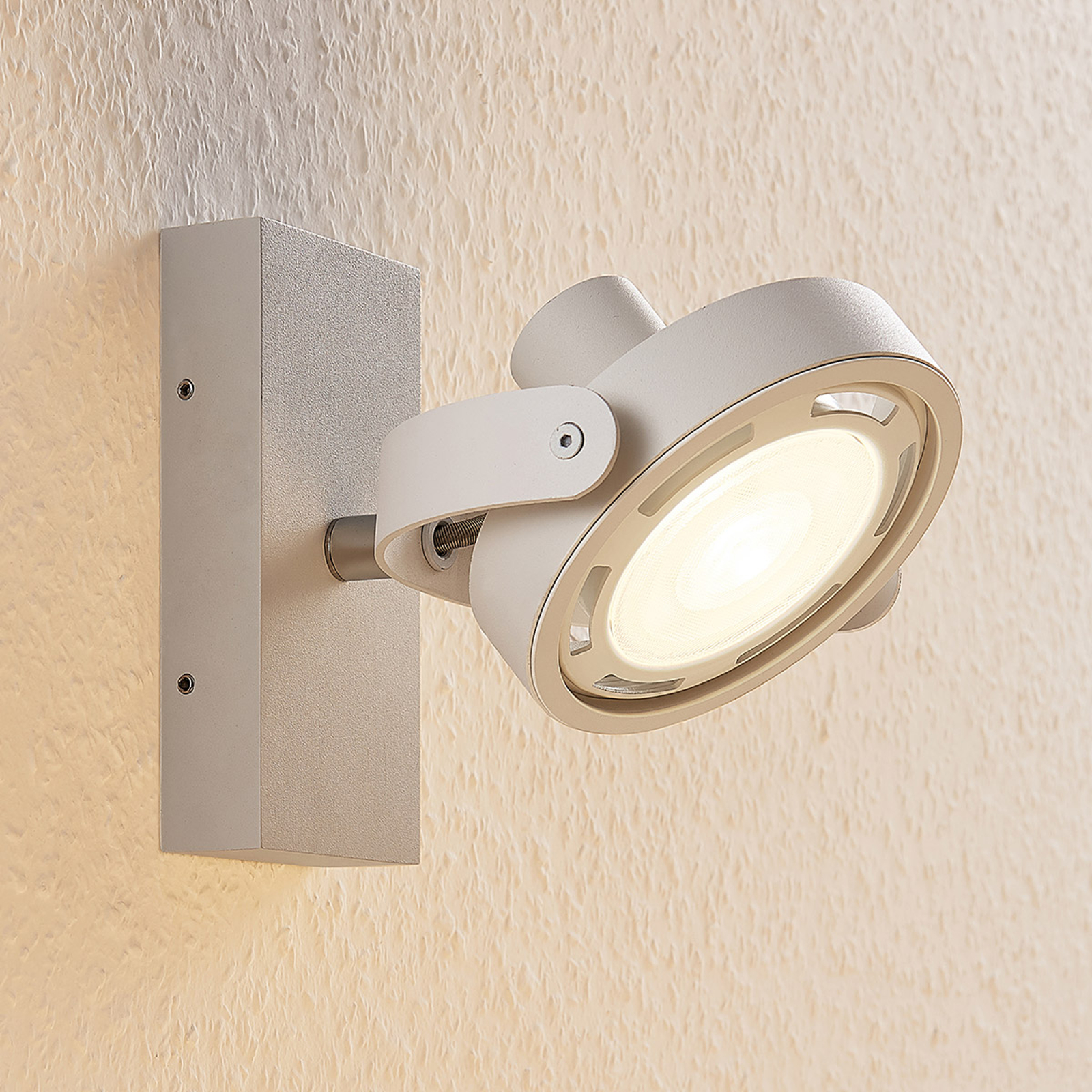 Himmennettävä LED-spotti Munin valkoinen