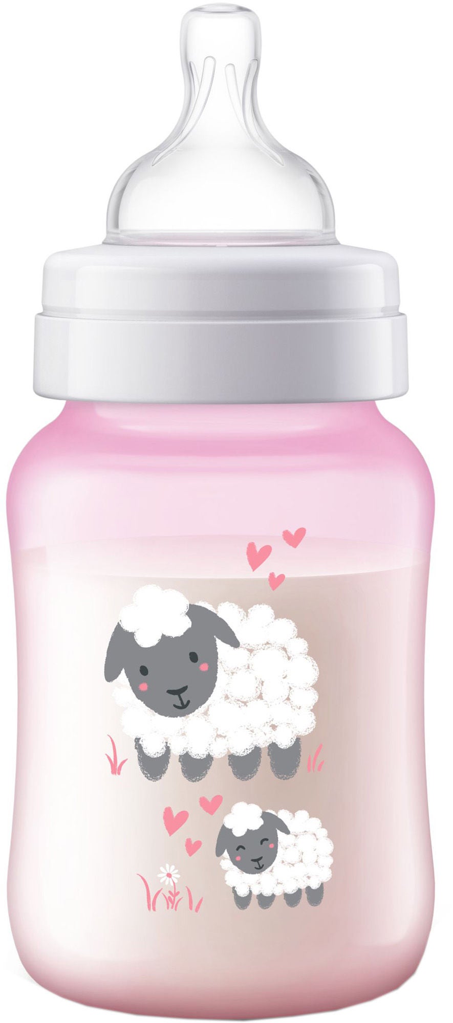 Philips Avent Anti-Colic Tuttipullo 260ml, Vaaleanpunainen