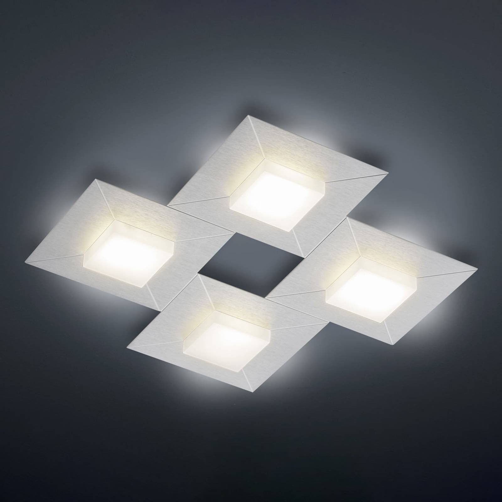 BANKAMP Diamond kattovalaisin 42x42cm, hopea