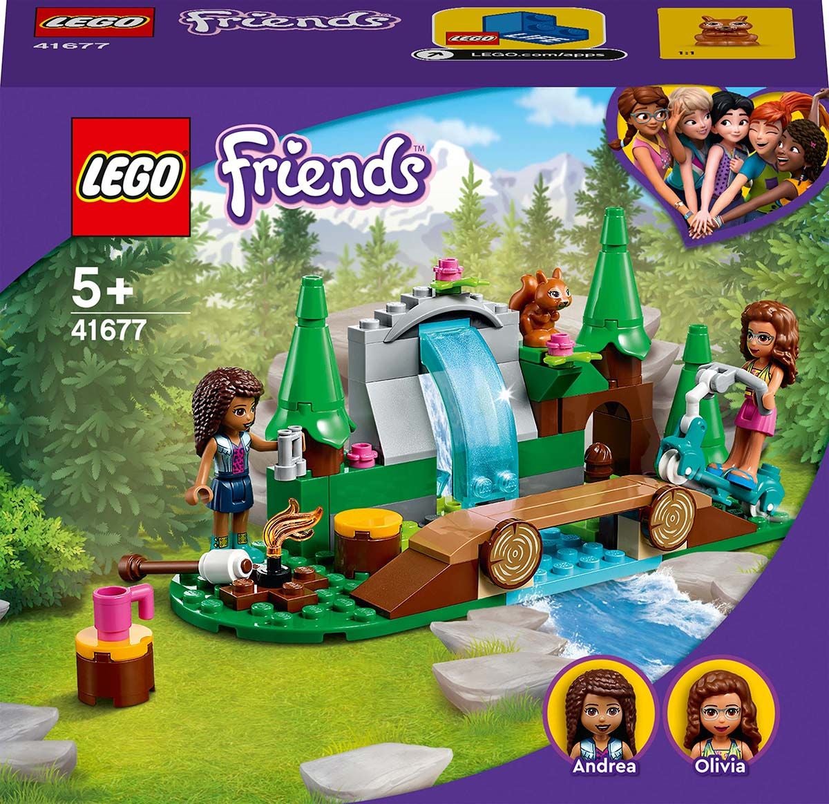 LEGO Friends 41677 Metsän Vesiputous