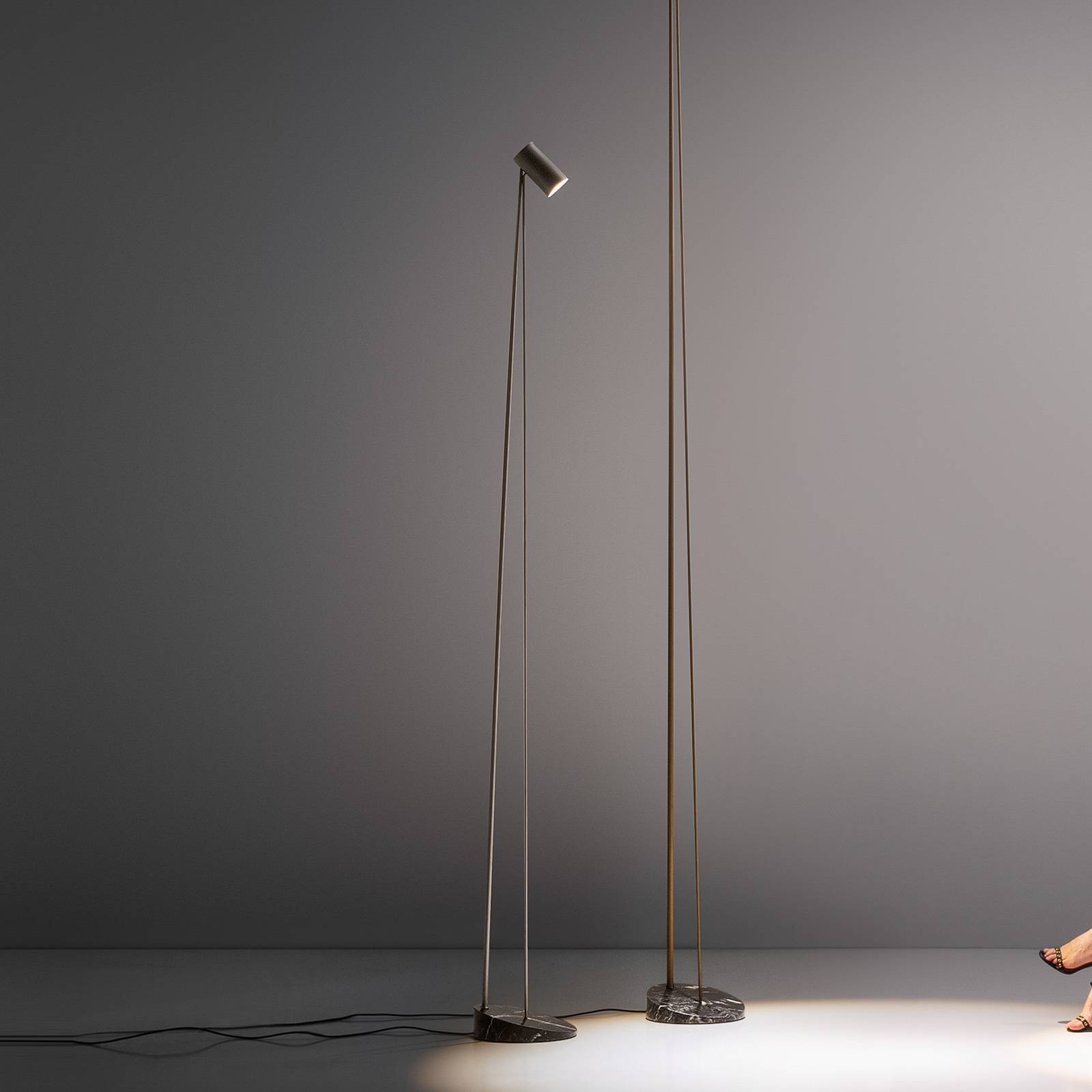 OLEV Boom -LED-lattiavalo 240 cm IP20 ruskea
