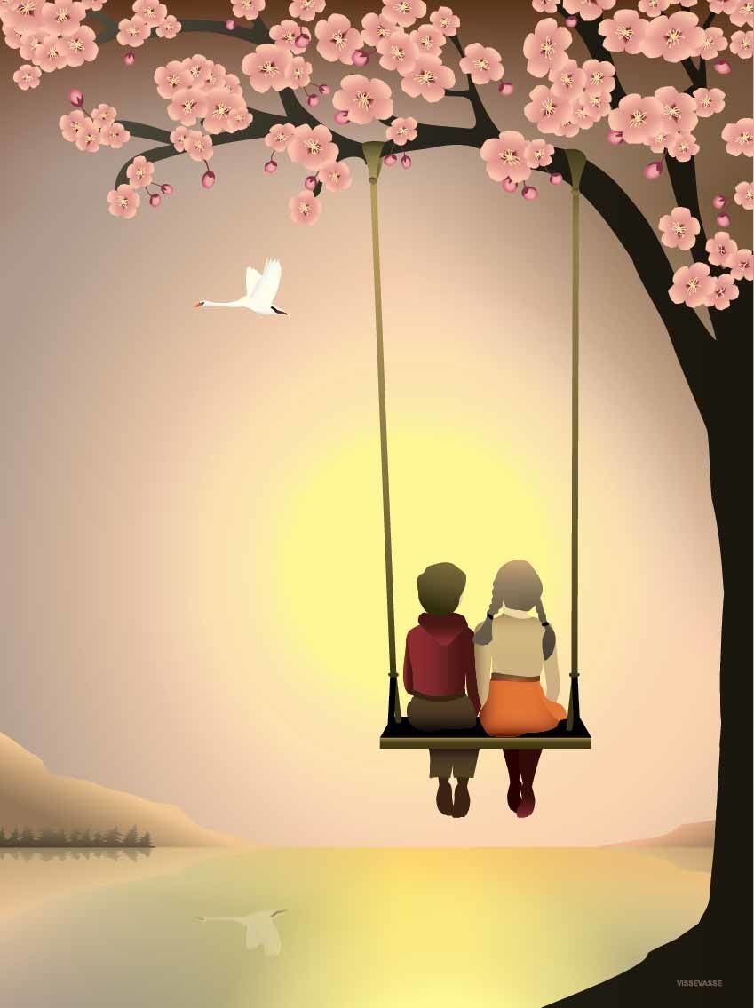 ViSSEVASSE Juliste Sunset With You 50x70