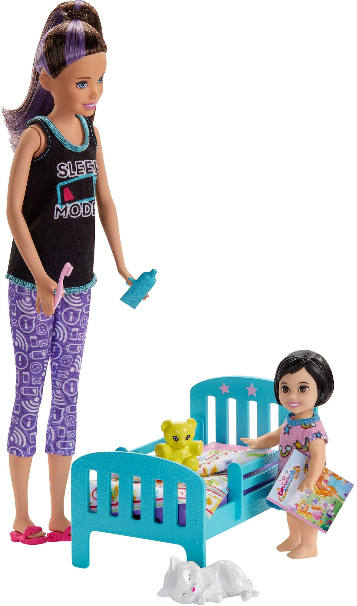 Barbie Skipper Babysitters Bedtime Leikkisetti + Nukke