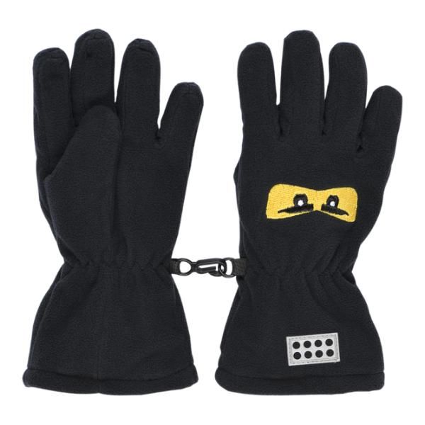 LEGO Wear Fleecehanskat, Black, 98/104