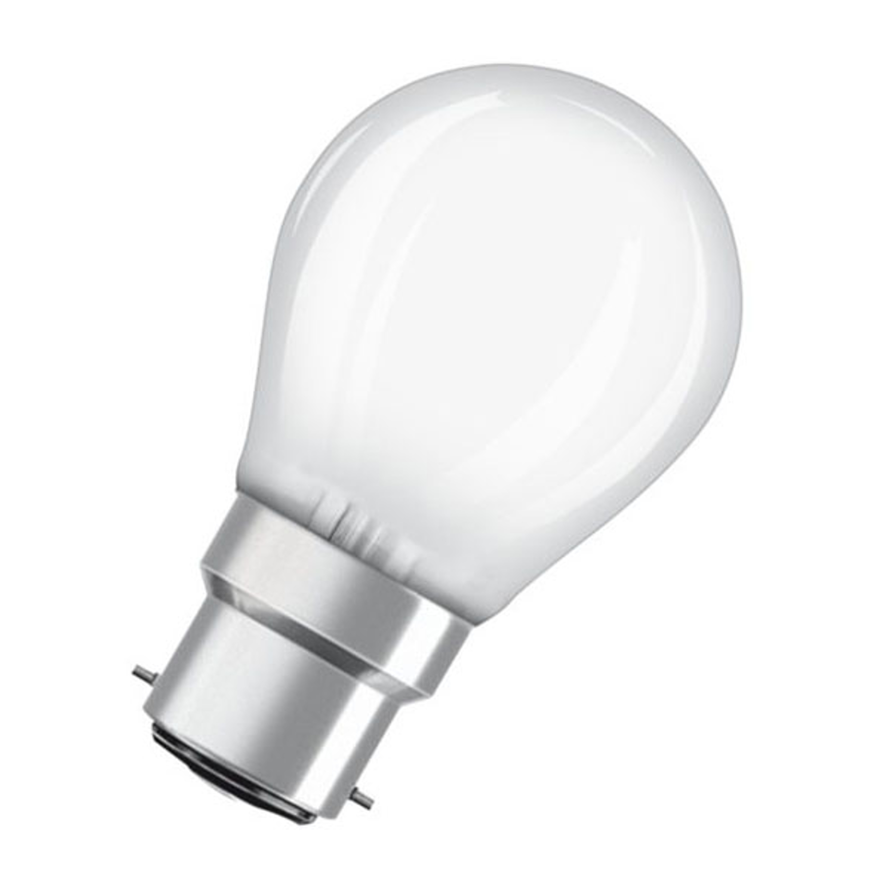 OSRAM-LED-golfpallolamppu B22d 5W 2 700 K matta