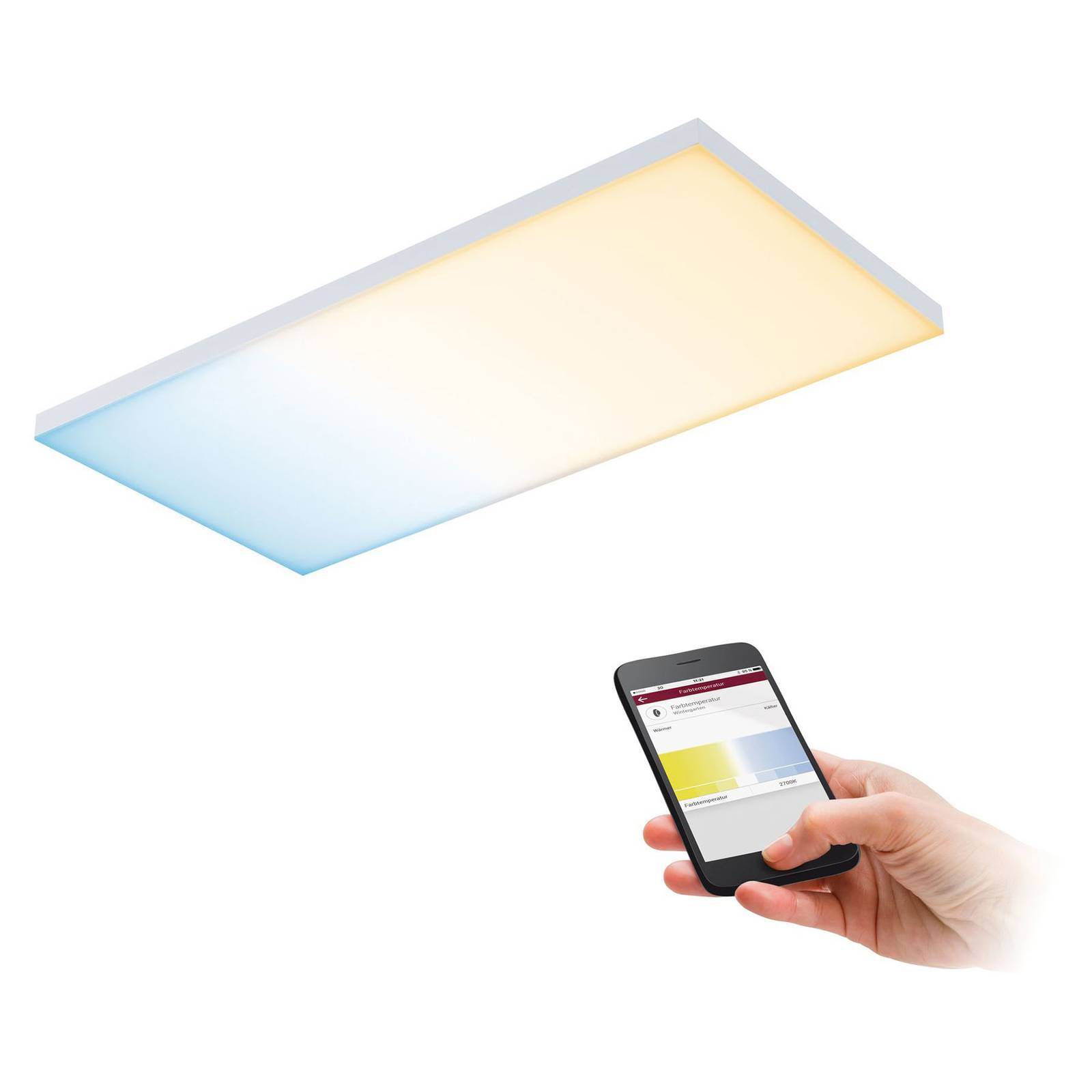 Paulmann Velora -LED-paneeli Zigbee 59,5 x 29,5 cm
