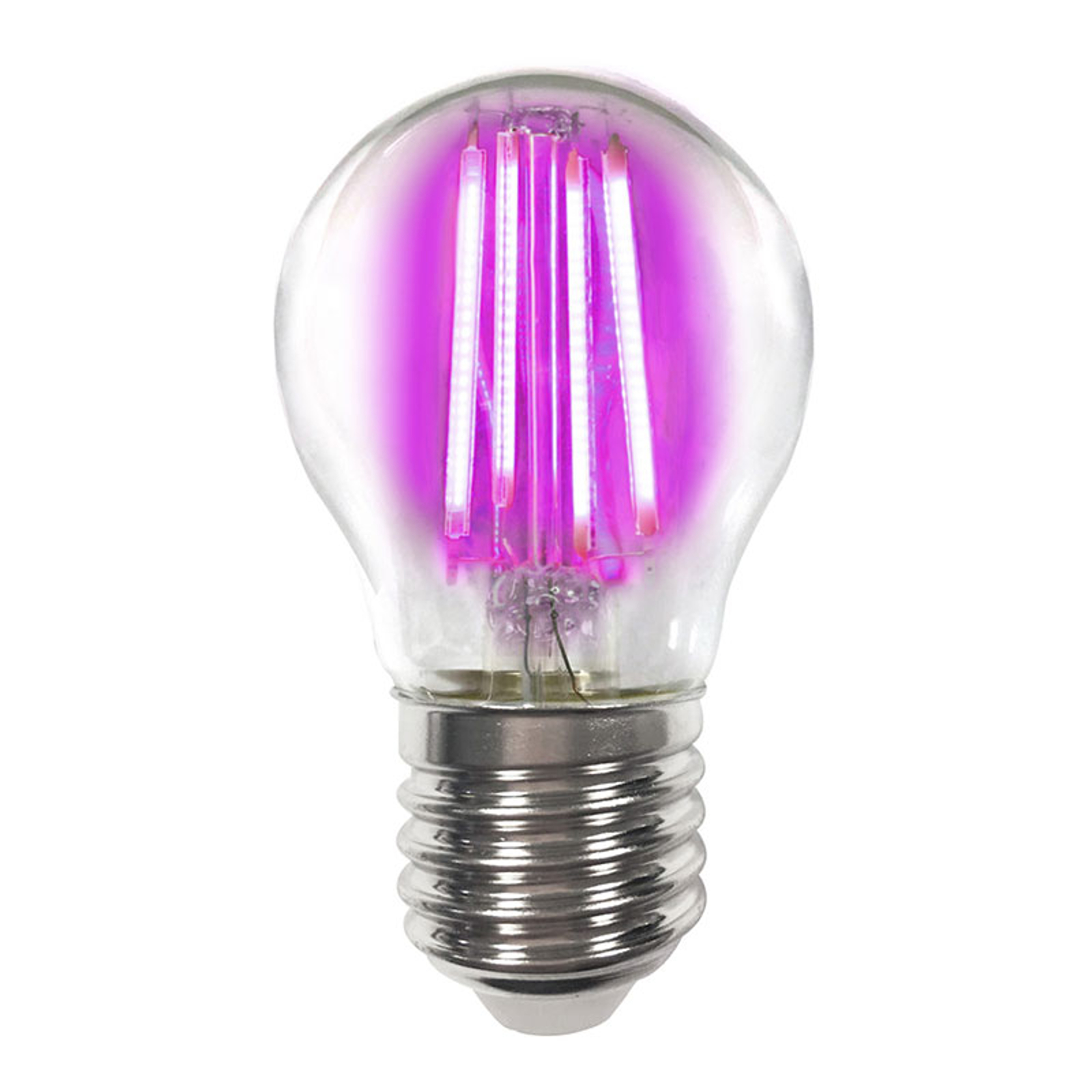 Värillinen E27 4W -LED-lamppu filament, pinkki