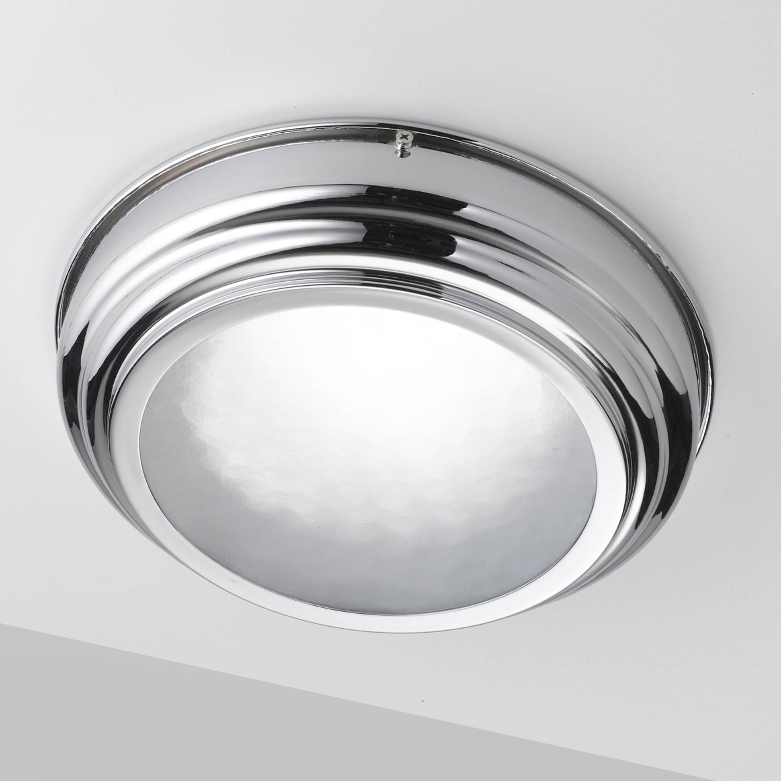 Kromattu LED-kattovalaisin Scirocco