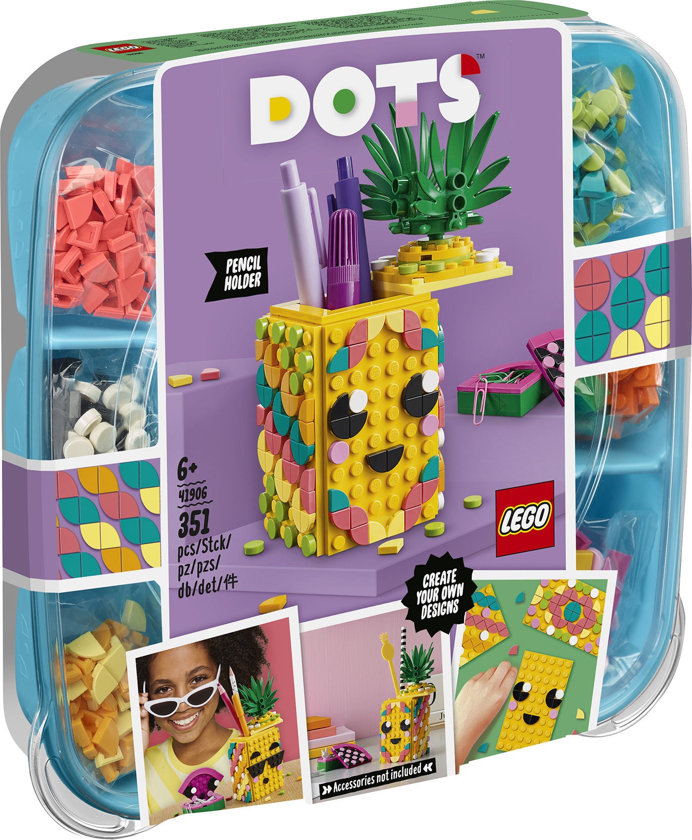 LEGO DOTS 41906 Ananaskynäteline