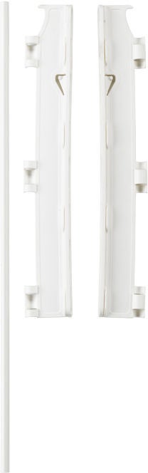 BabyDan Seinäkiinnike Turvaporttiin Flex M, L, XL & XXL, Valkoinen