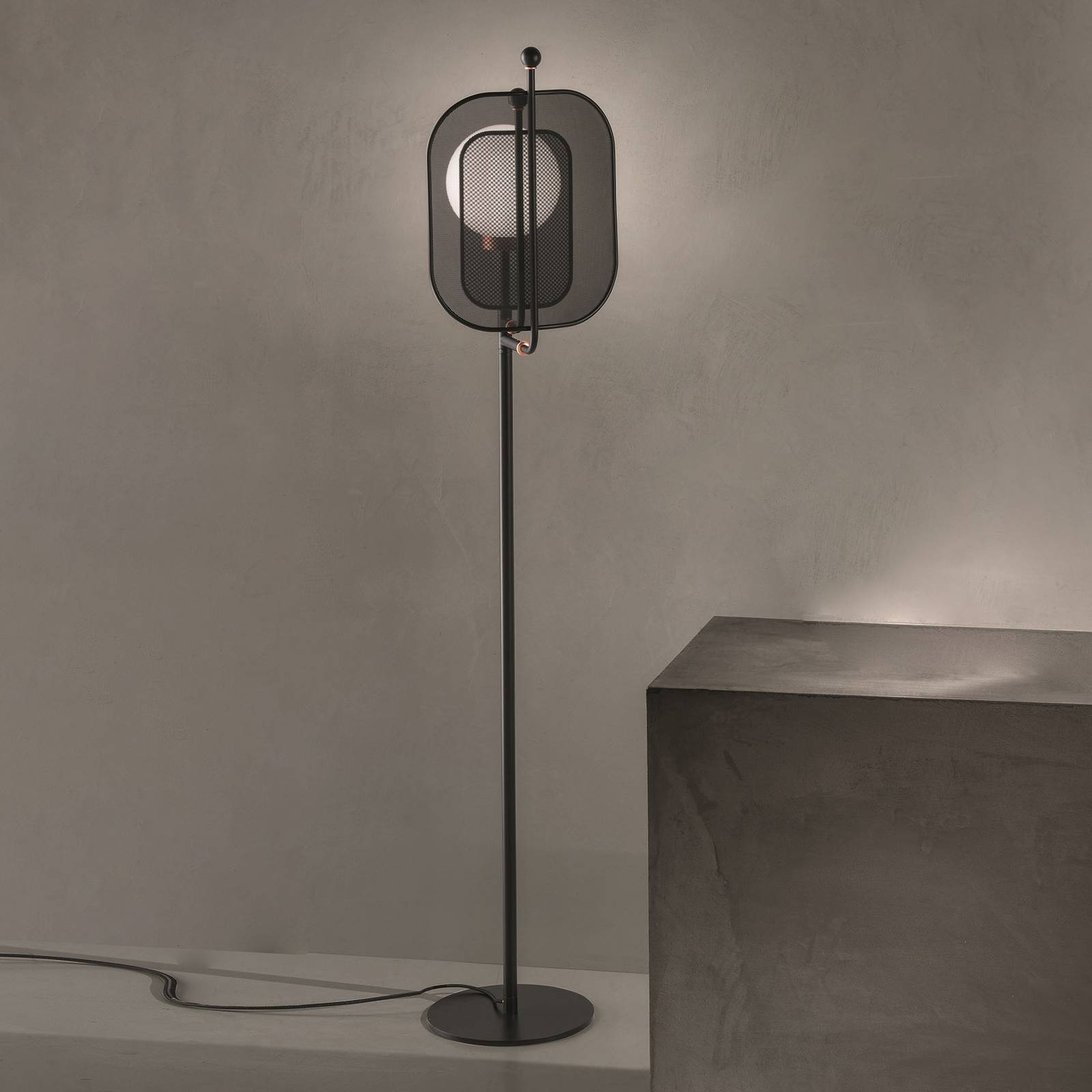 Lattiavalo Papilio STL1 Muranon lasia, musta