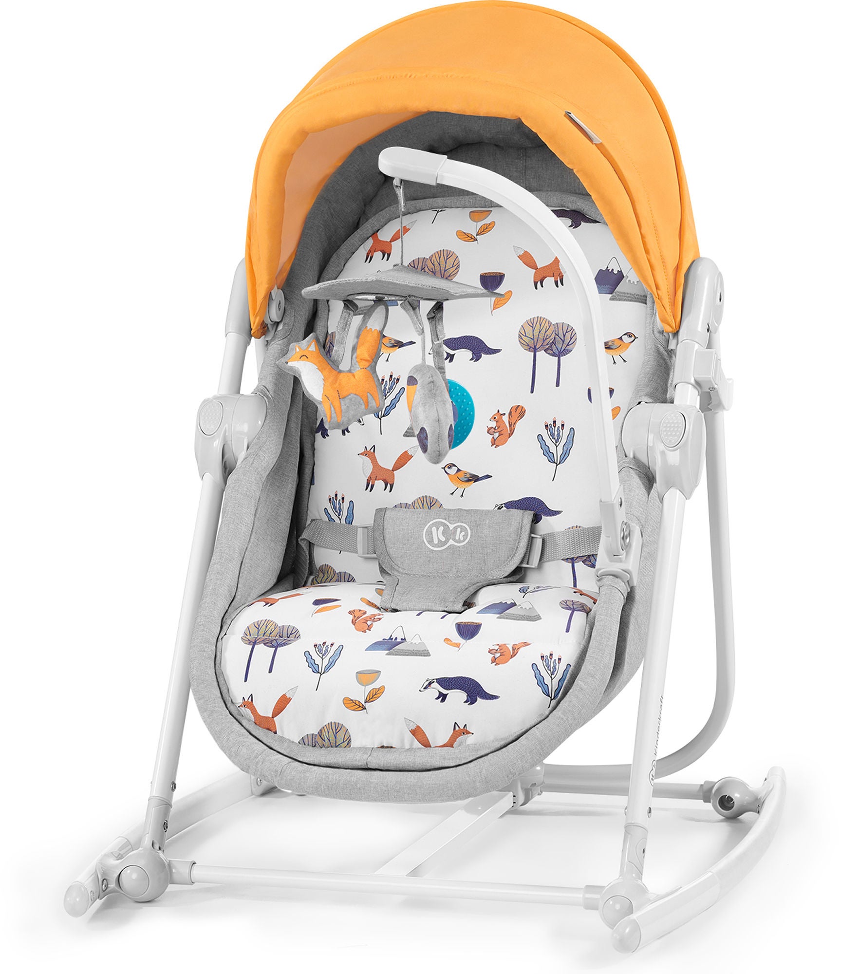 Kinderkraft 5-in-1 Unimo Sitteri 2020, Forest Yellow
