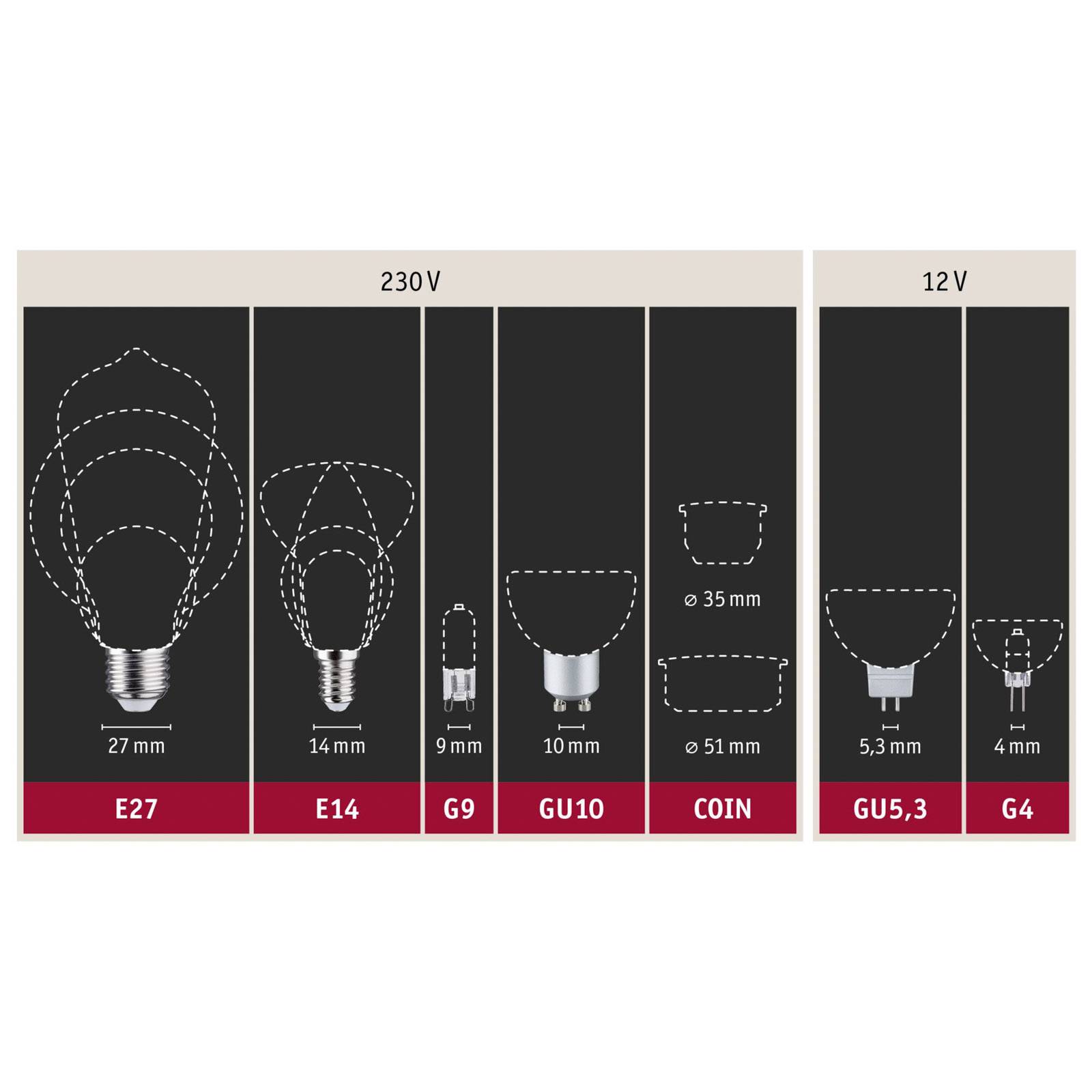 Paulmann-LED-jääkaappivalo E14 1W 830