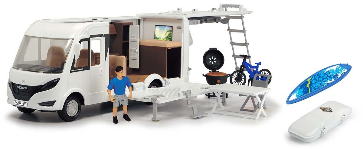 Dickie Toys Playlife Leikkisetti Retkeilyauto