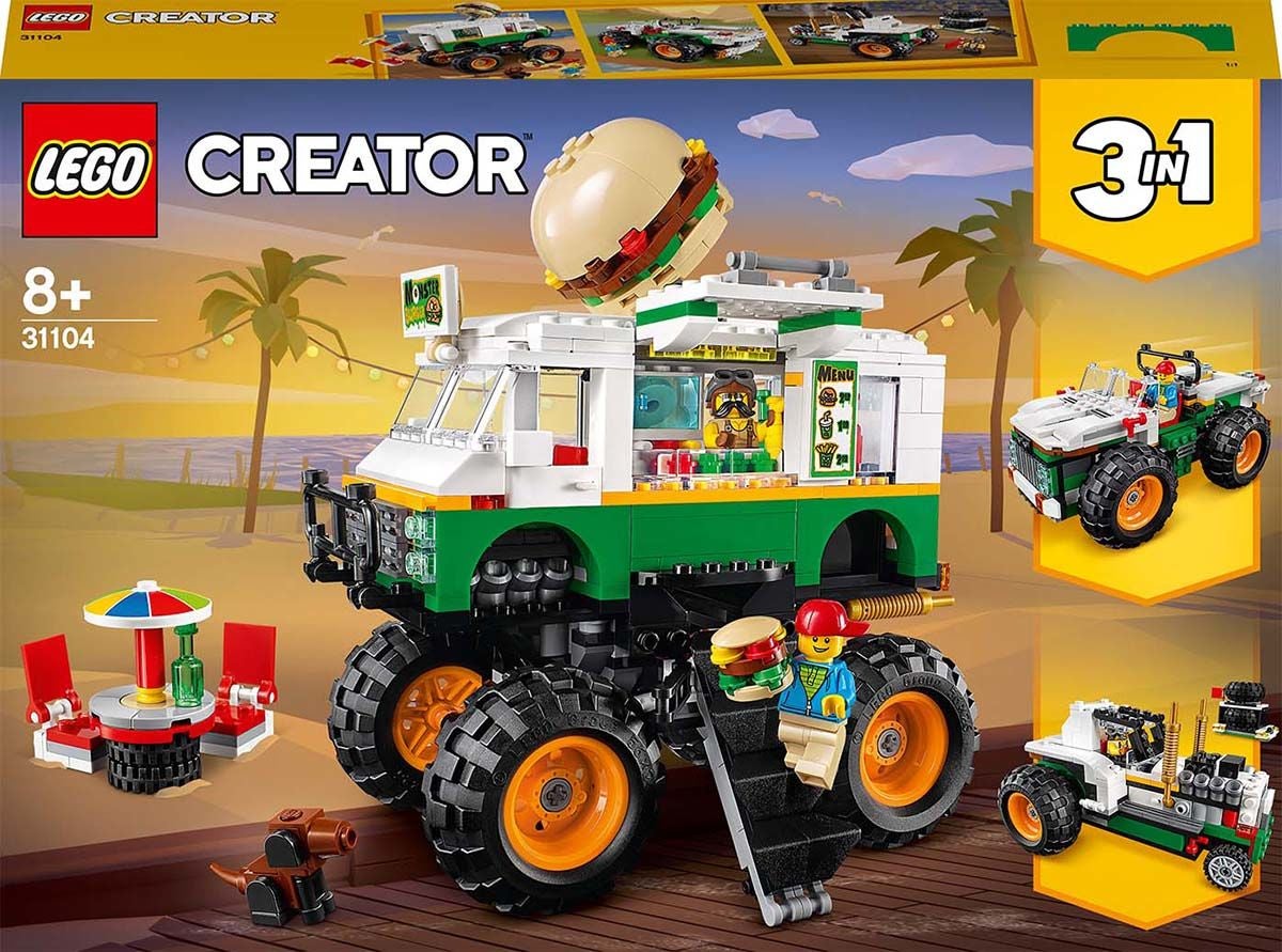 LEGO Creator 3-in-1 31104 Purilaismonsteriauto