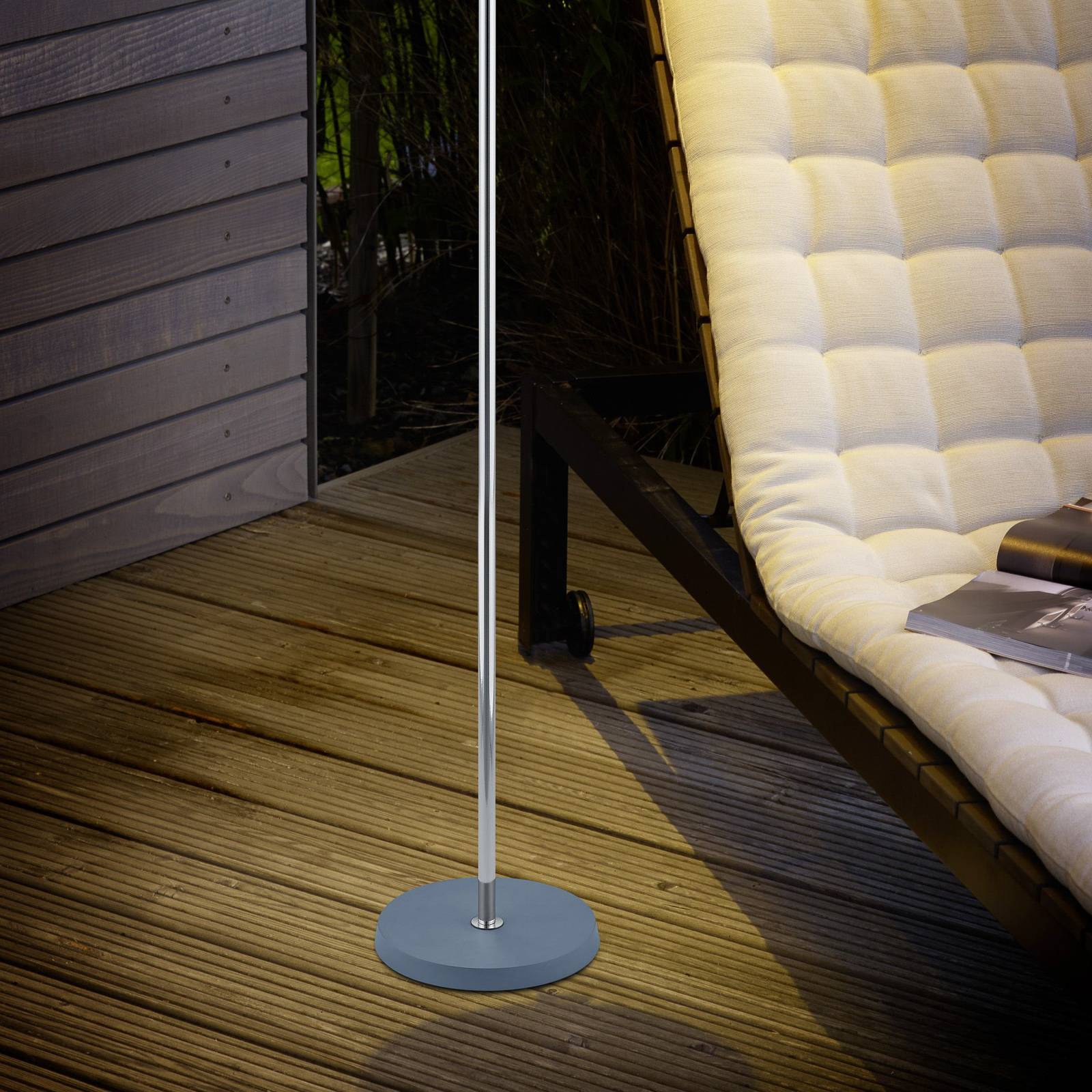 B-Leuchten Joy LED-lattiavalo, akku antrasiitti