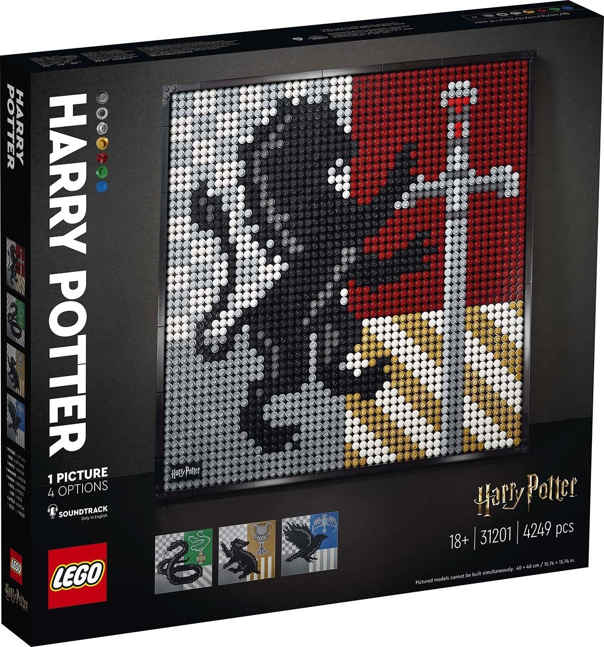 LEGO ART 31201 Harry Potter™ Tylypahkan Vaakunat