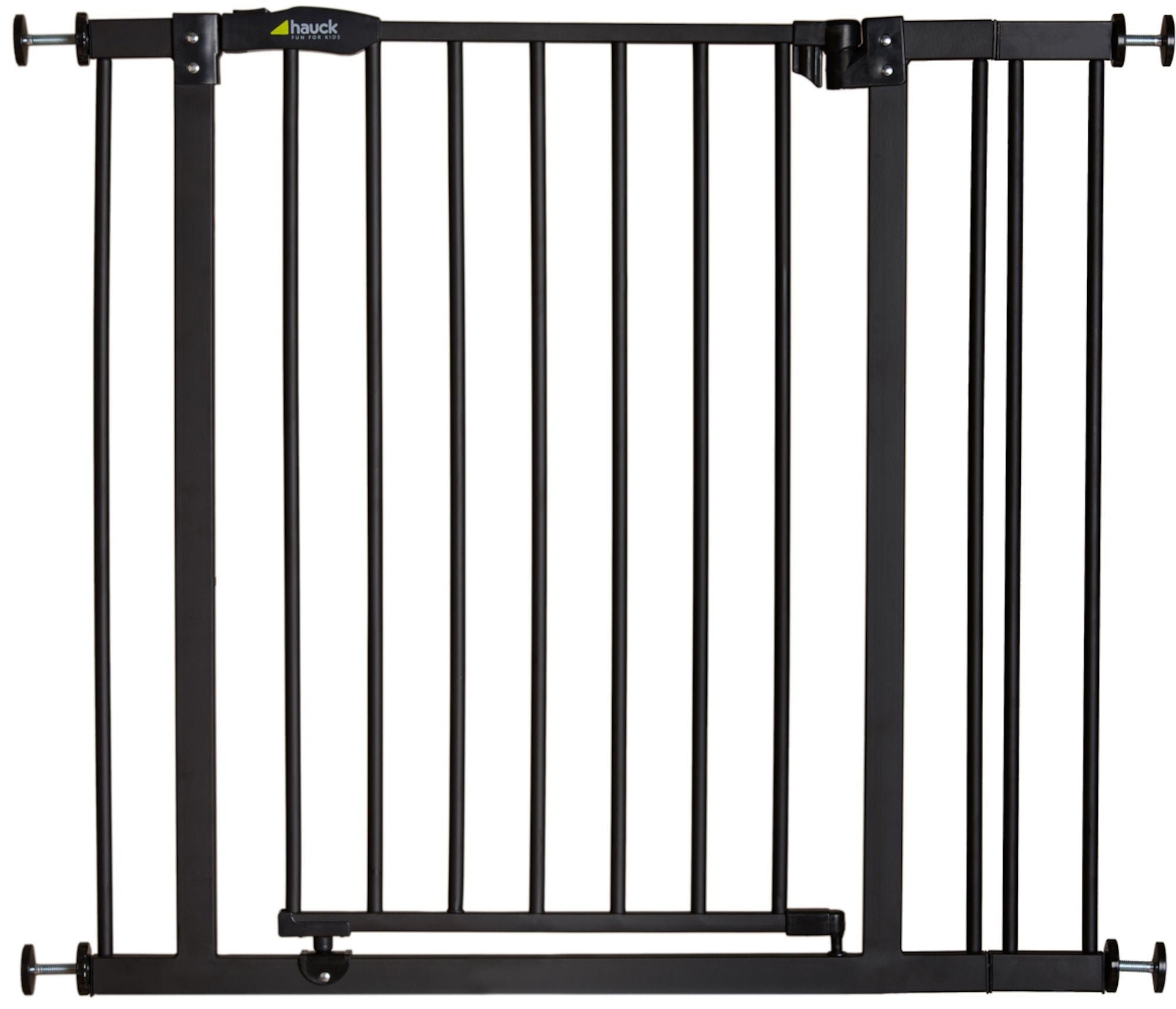 Hauck Close'n Stop Turvaportti + 9 cm Extension, Charcoal