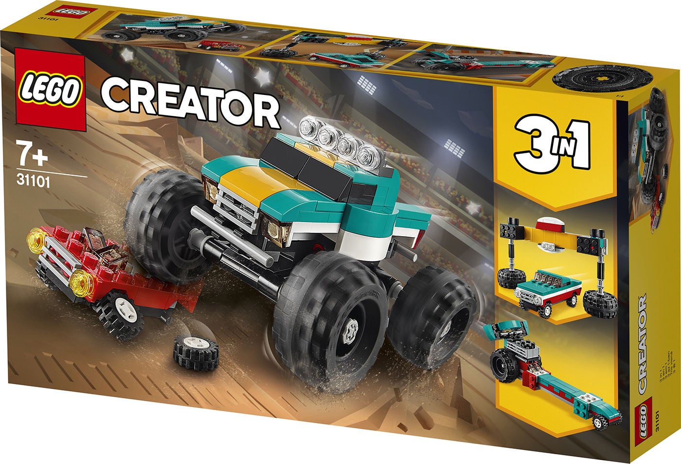 LEGO Creator 3-in-1 31101 Monsteriauto
