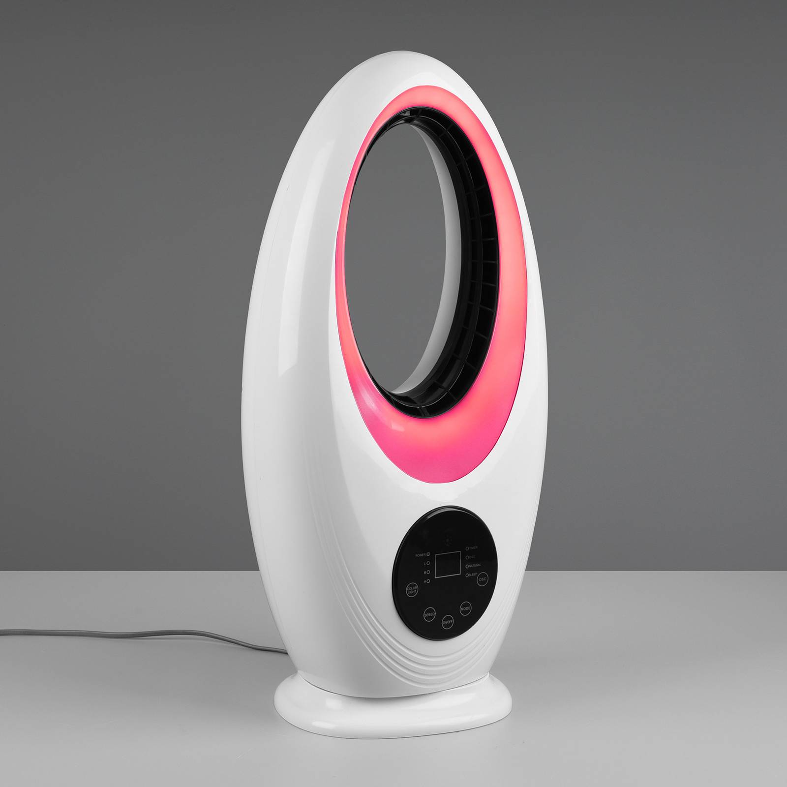 Pöytätuuletin Kalmar, RGB-LED, Touch/Remote