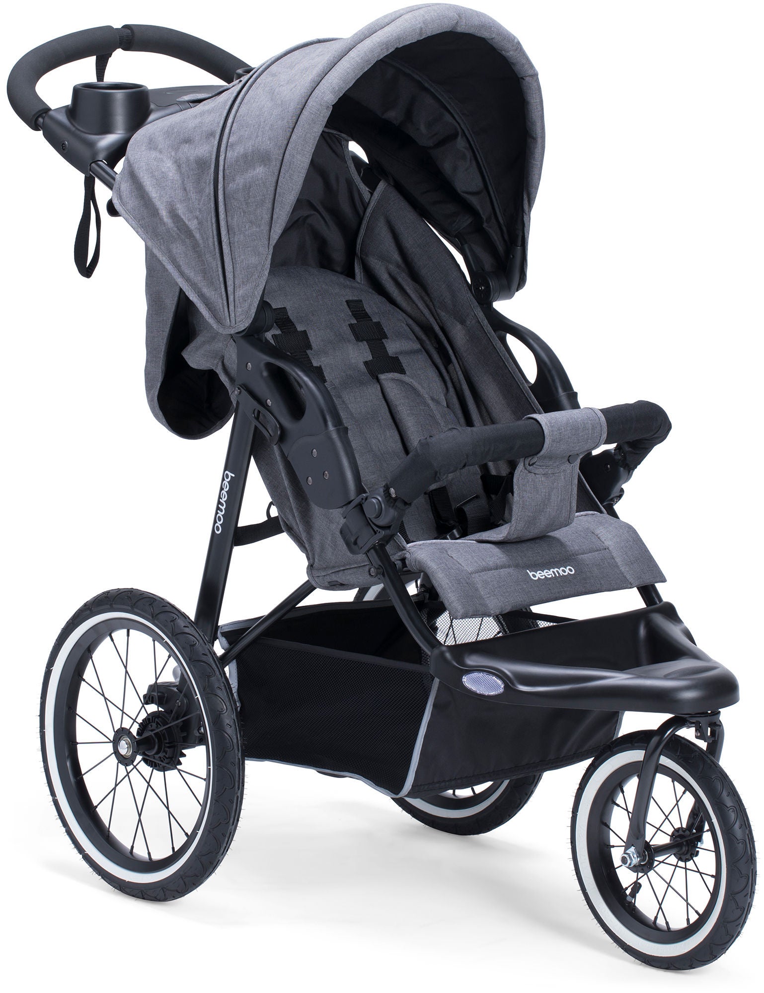 Beemoo Sport Kombo Juoksurattaat, Grey Melange