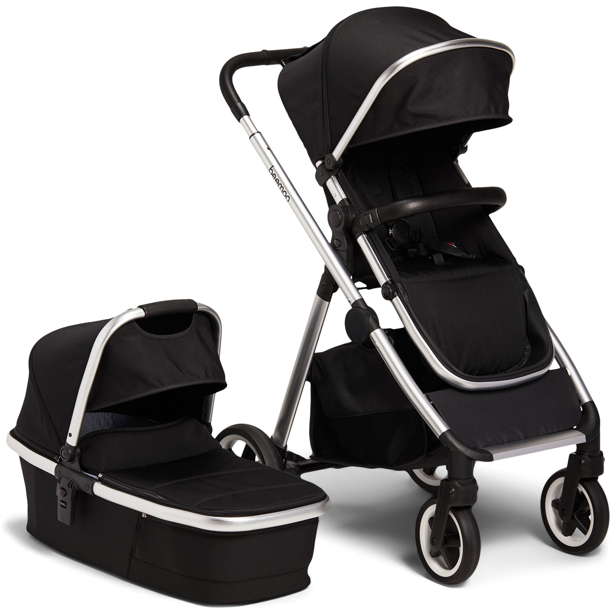 Beemoo Pro Duo Yhdistelmävaunut, Black
